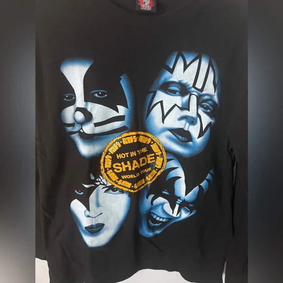 Rock Yeah | KISS | "Hot in the Shade" World Tour Long Sleeve Tee | Size  M - Picture 3 of 6